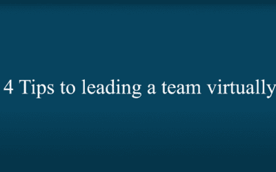 4 tips to leading a team virtually